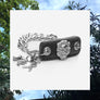 Inter Chainable Wristwear - Black Leather/Silver Mascot