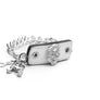 Inter Chainable Wristwear - Patent White Leather/Silver Mascot