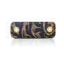 Inter Chainable Wristwear - Floral Metallic Leather/Gold Chain