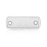 Inter Chainable Wristwear - Patent White Leather/Silver Ribbon