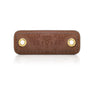 Inter Chainable Wristwear - Patent Brown Leather/Silver Lion