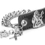 Inter Chainable Wristwear - Patent Black Leather/Silver Lion
