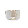 Wrap Around Wristwear - White/Gold Leather