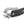 Inter Chainable Wristwear - Black Leather/Silver Chain