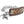 Inter Chainable Wristwear - Floral Copper Leather/Silver Chain