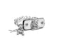 Inter Chainable Wristwear - Patent White Leather/Silver Lion