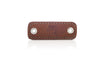 Inter Chainable Wristwear - Patent Brown Leather/Gold Mascot