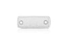 Inter Chainable Wristwear - Patent White Leather/Silver Chain