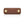 Inter Chainable Wristwear - Patent Brown Leather/Gold Ribbon