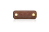 Inter Chainable Wristwear - Patent Brown Leather/Silver Lion