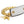 Inter Chainable Wristwear - Patent White Leather/Gold Chain