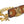 Inter Chainable Wristwear - Brown Leather/Gold Lion