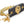 Inter Chainable Wristwear - Black Leather/Gold Mascot