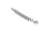 Inter Chainable Wristwear - Floral Copper Leather/Silver Chain