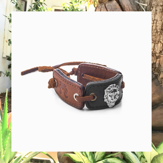 Tie One On Wristwear - Brown, Black w/ Mascot *NEW*