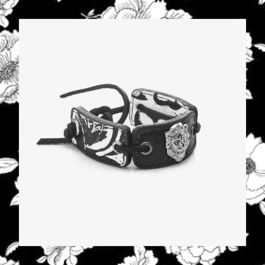 Tie One On Wristwear - Floral, Black *NEW*